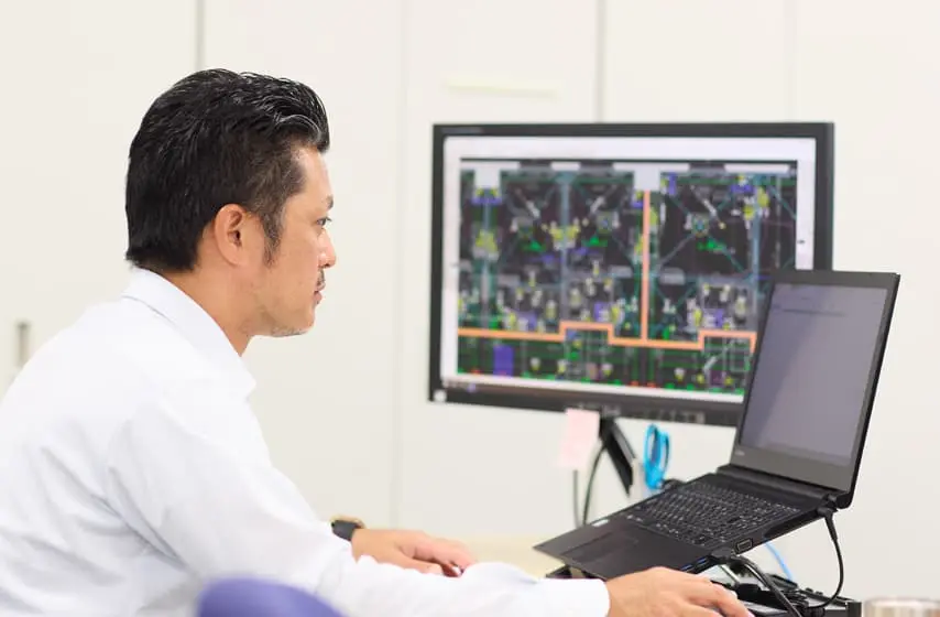 施工管理者の仕事風景2